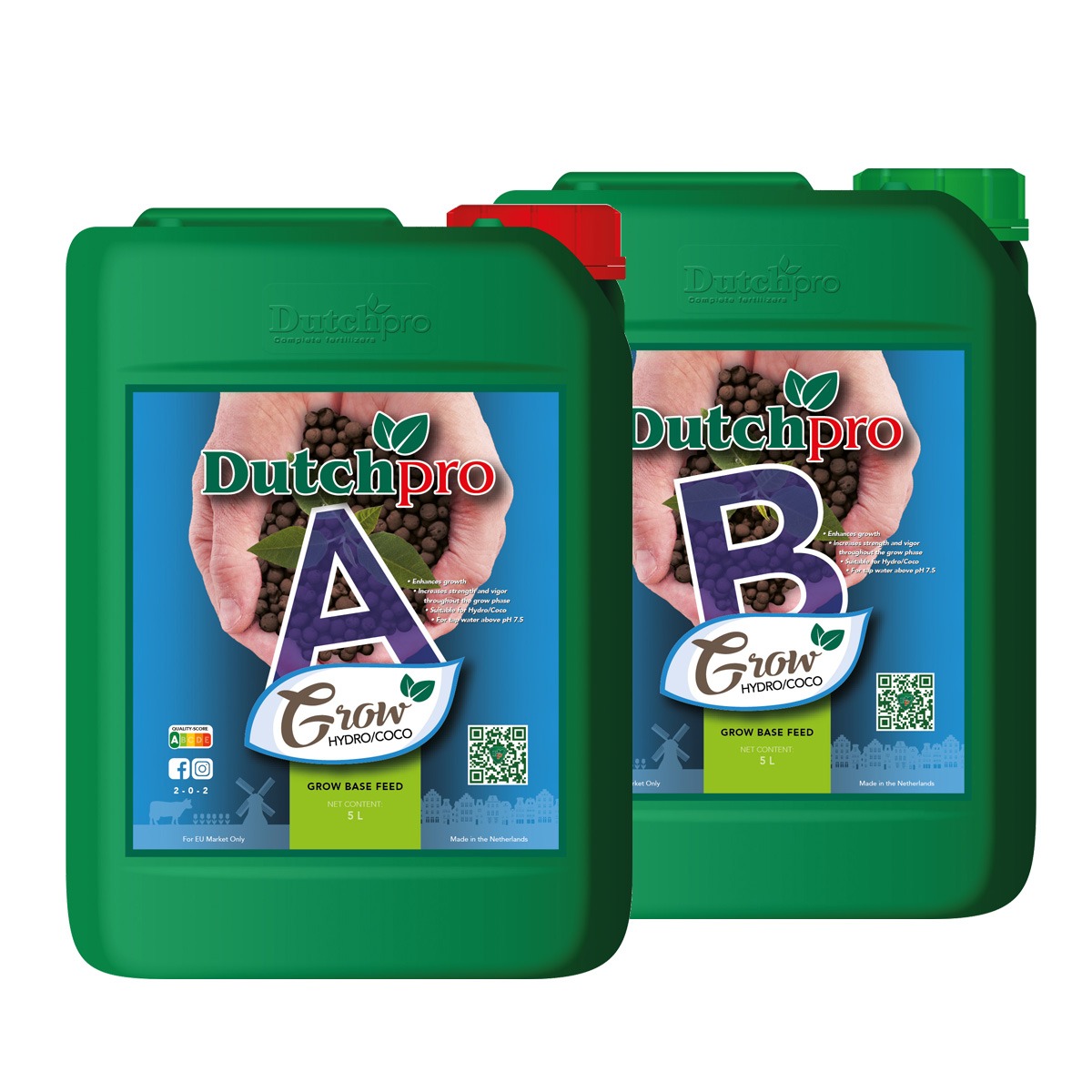 5L bottles of Dutch Pro Hydro/ Coco Grow
