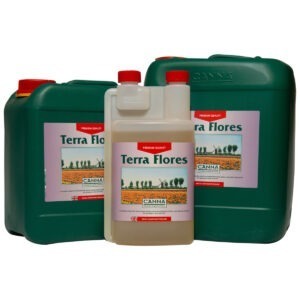 1L, 5L and 10L Bottles of Canna Terra Flores