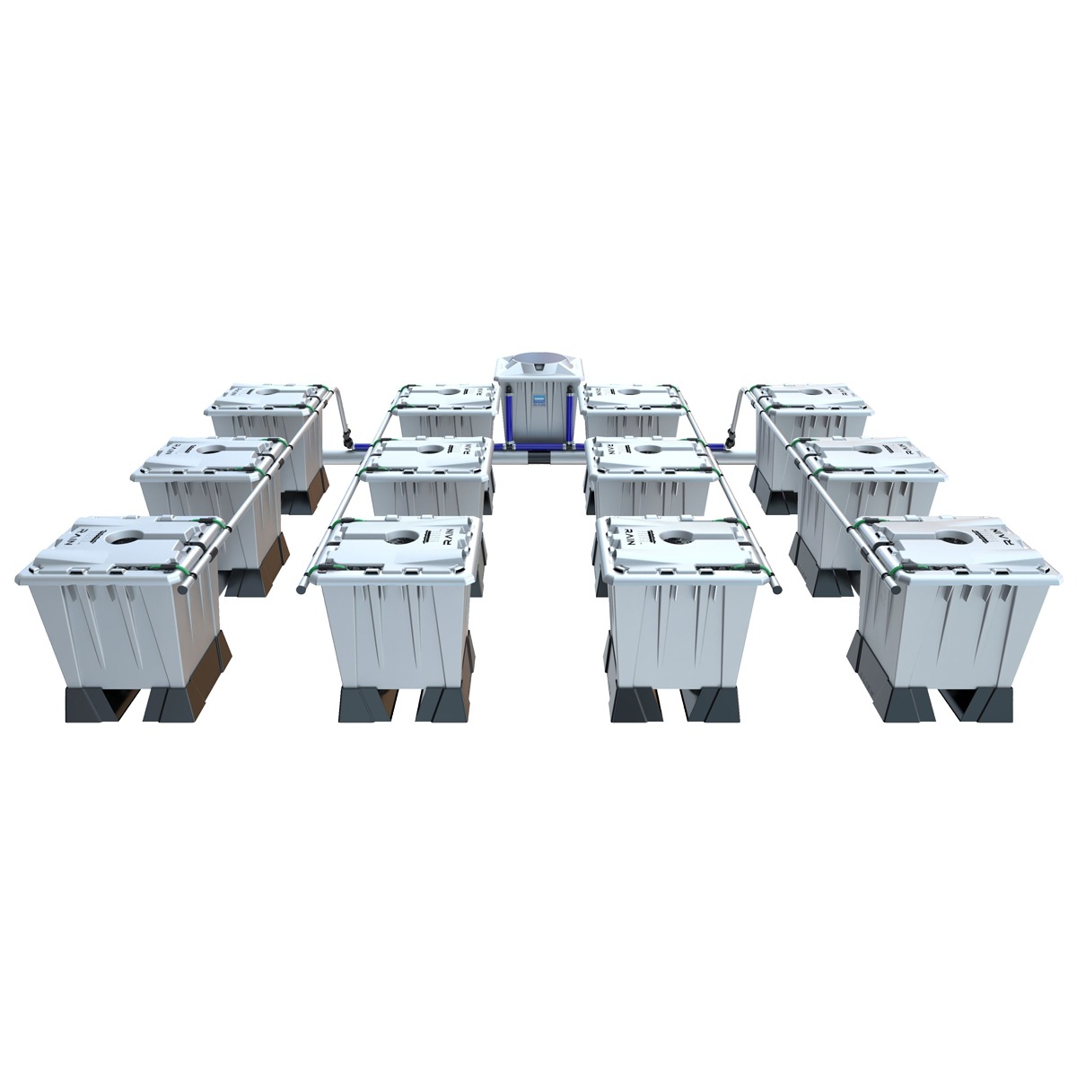 Alien Rain 12 Pot 15L Silver Series