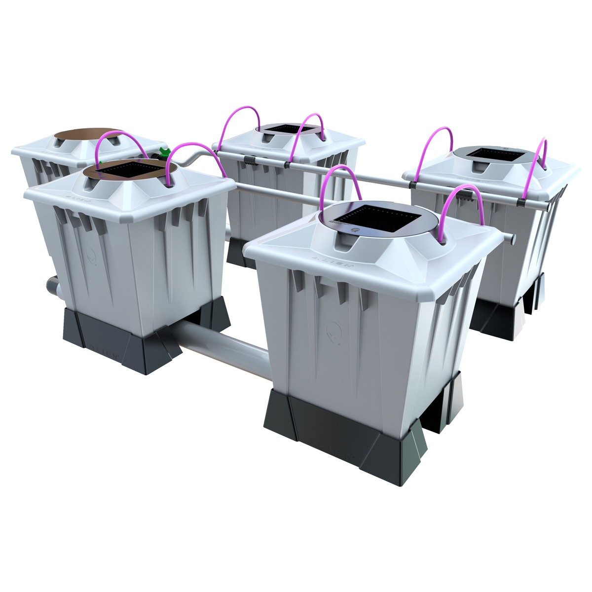Alien Aero 4 Pot 15L Silver System