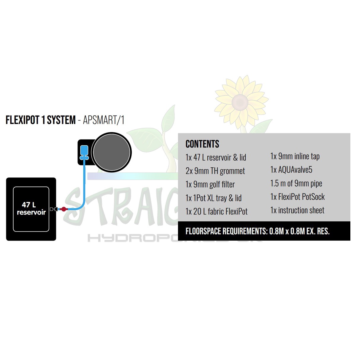 Autopot 1Pot XL Flexipot System - 1 Pot