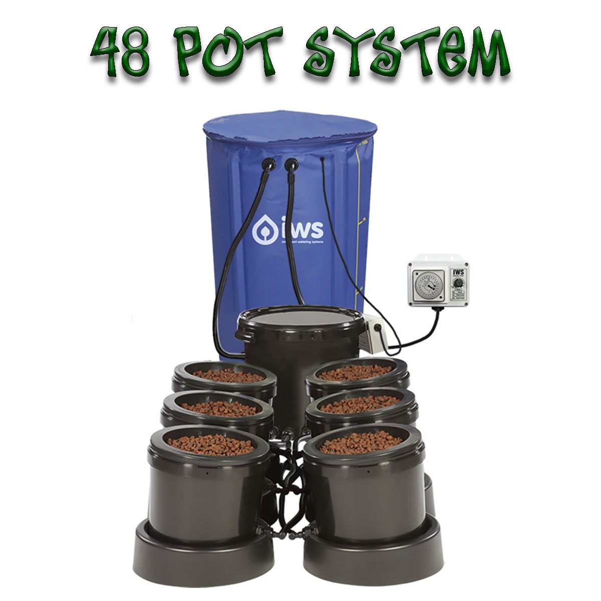 IWS 48 Pot Standard Remote Flood and Drain System