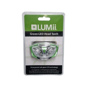 Lumii Green LED Head Torch