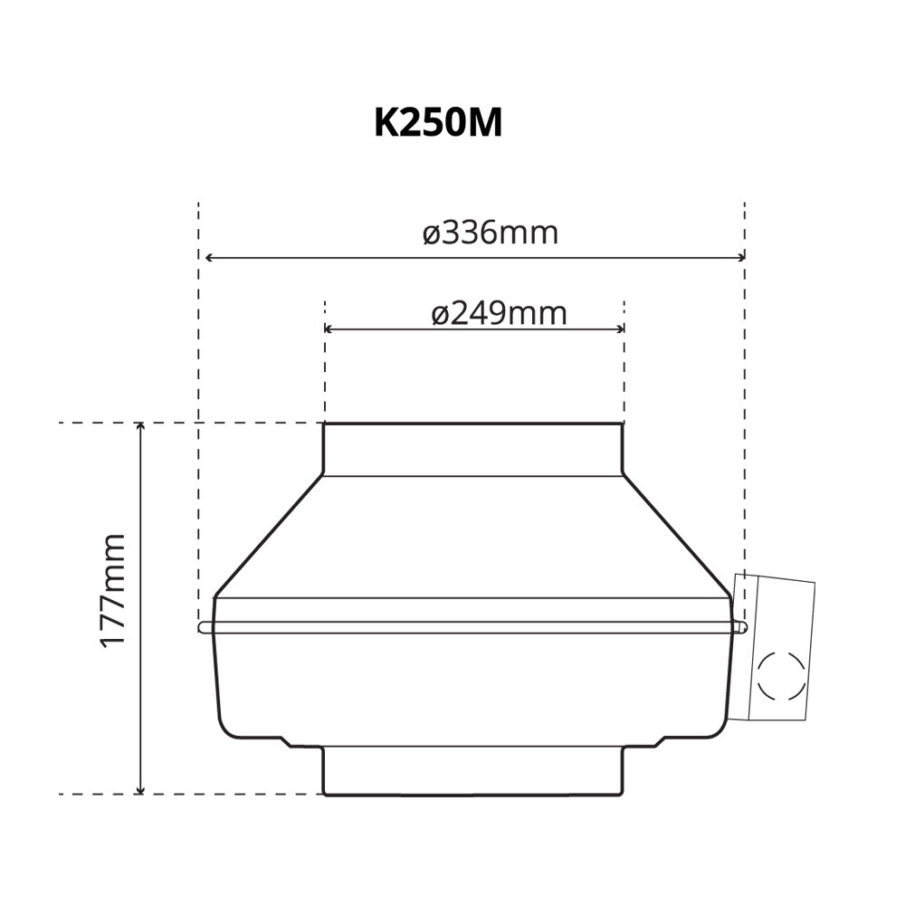 Systemair K 250 M Fan (AC Series)